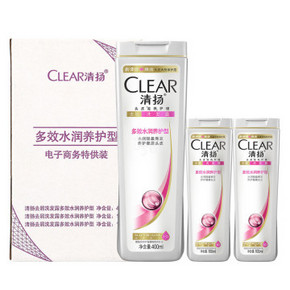 Clear 清扬 去屑洗发露 400ml+100ml+100ml