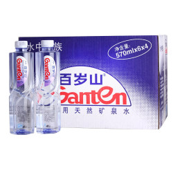 1号店超市 百岁山 饮用天然矿泉水 570ml*24瓶/箱