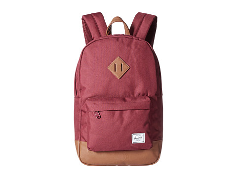 Herschel Supply Co. Heritage Mid-Volume时尚双肩背包 酒红色