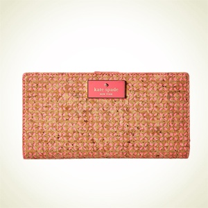 Kate Spade New York Arbor Way Stacy镂空真皮钱包