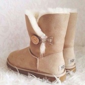 号全速抢，德亚直邮~UGG W Bailey Button 雪地靴 3色入 138.46欧（约1040元）