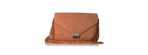 LOEFFLER RANDALL Lock Split Suede/Fringe 女款单肩包