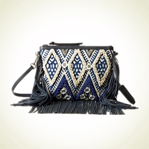 Amazon.com：Rebecca Minkoff 瑞贝卡明可弗 女士刺绣真皮拼接单肩包