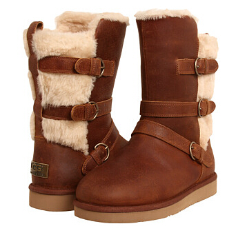 UGG Becket 女士经典搭扣真皮雪地靴
