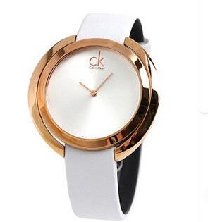 Calvin Klein Aggregate清新大盘时装女表K3U236L6