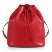 4折！Gucci 红色水桶双肩包 $676（约4768元）