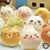 Oekaki 蠢萌动物3D杏仁饼干10个造型礼盒 2160日元（约140元）