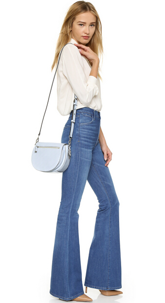 Rebecca Minkoff 瑞贝卡·明可弗Astor Saddle 女士真皮马鞍包