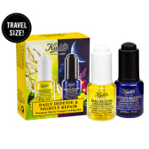 送4件小样！Kiehl's 科颜氏日夜修护精华套装 $46（约328元）