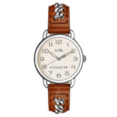 Coach 蔻驰Delancy 系列棕色小牛皮石英女表  $99（约705元）