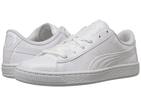 成人可穿！Puma 彪马 Basket Classic Patent Jr 大童款板鞋