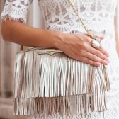 【美亚直邮】好价！Rebecca Minkoff 瑞贝卡·明可弗 女士真皮流苏斜挎包 $52.96（约377元）