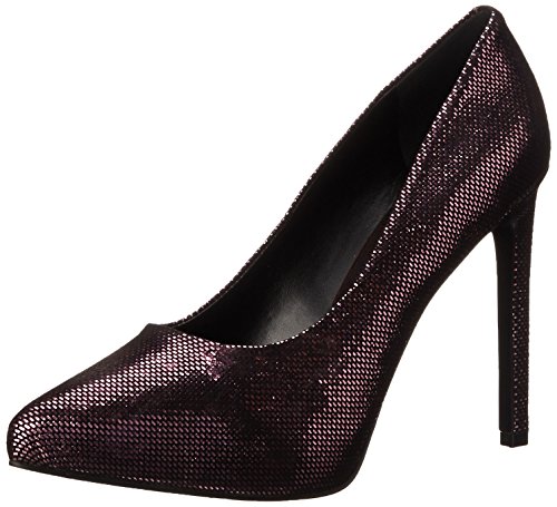 5.5码！Nine West 玖熙 LEAPAFAITH 女士金属质感高跟鞋