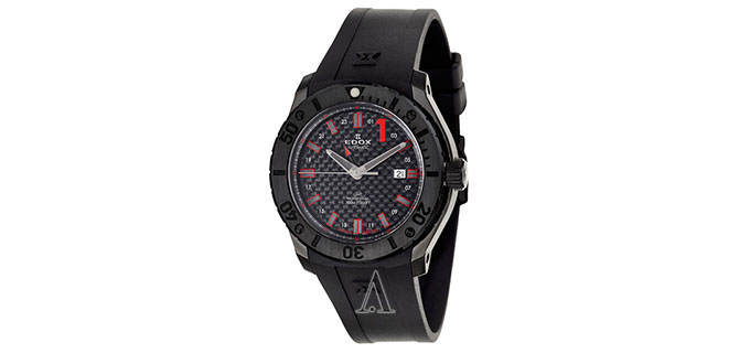 Edox 依度 Class 1 GMT 系列双时区 男士自动机械腕表