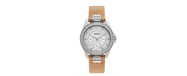 87颗水晶！FOSSIL ES3889 RILEY 女士手表