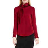 Vince 丝巾领女士衬衫 $53.4（约380元）