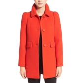 Kate Spade New York 羊毛混纺A型大衣外套 $249.9（约1780元）