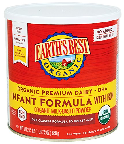 Earth's Best  婴儿有机强化铁奶粉*658克/罐