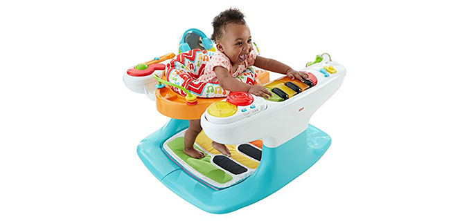 Fisher-Price 费雪 4-in-1 Step 'n Play 四合一宝宝电子琴