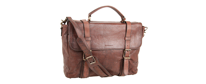 Frye 弗莱 Logan Flap Brief Case 真皮公文包