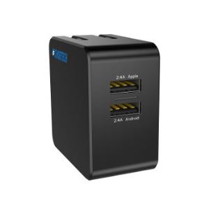 CHOETECH 4.8A双口USB旅充
