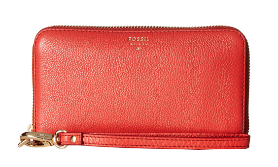 Fossil 化石 Sydney 女款真皮手拿包