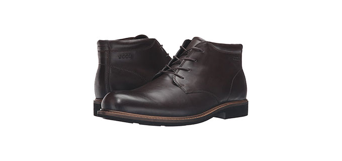 ECCO 爱步 Findlay Plain 男士真皮短靴
