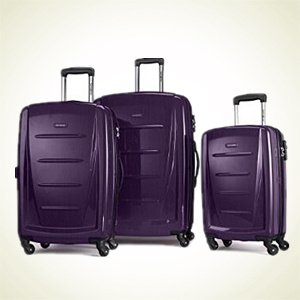 Amazon.com：Samsonite 新秀丽 Winfield 2 硬壳旅行箱 3件套