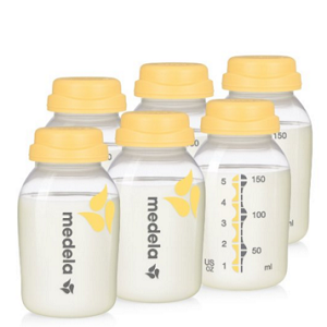 凑单品！medela 美德乐 婴儿储奶瓶 150ml*6个