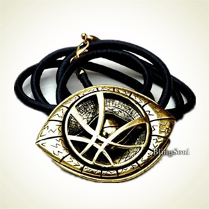 Amazon.com：Doctor Strange 奇异博士 同款项链 Eye of Agamotto 阿戈摩托之眼