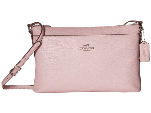 COACH Polished Pebble Journal 真皮斜挎包