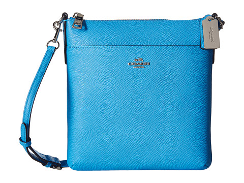 新低价！COACH 蔻驰 女士斜挎包 Embossed Textured Leather North/South Swingpack