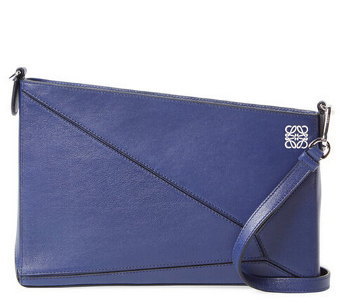 官网€790！LOEWE 罗意威 Puzzle 小号真皮单肩包