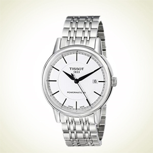 Amazon.com：Tissot 天梭 T0854071101100 T Classic男士经典机械腕表
