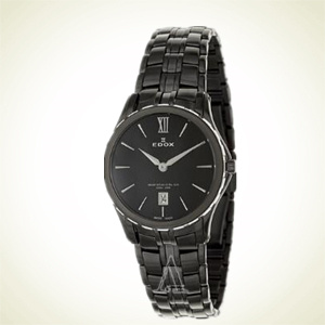 Amazon.com：Edox 依度 Grand Ocean Ultra Slim 女士时尚腕表 26025-357N-NIN