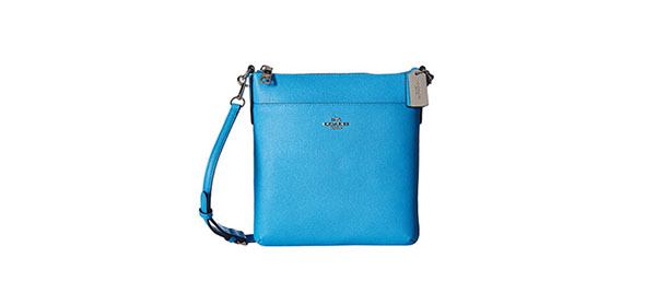 新低价！COACH Embossed Textured Leather 女款单肩包