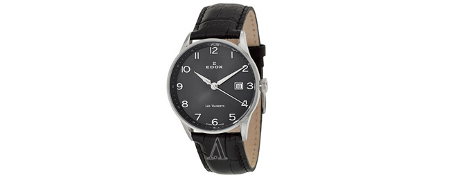 EDOX 70172-3N-NBN Les Vauberts  依度男士石英腕表