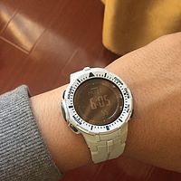 CASIO 卡西欧 PRG-300-7CR  男士三重感应器 太阳能多功能手表