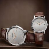 EMS免邮中国！Baume & Mercier 名士克莱麦斯 短吻鳄皮革表带男表 $649（约4642元）