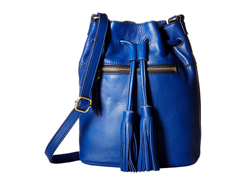 Fossi lJules Mini Drawstring with Tassle 女士真皮水桶包
