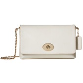Coach 蔻驰 Smooth Calf Leather 女士真皮斜挎包 $109.99（约783元）
