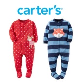 仅限2天！Carter's：卡特儿童连体睡衣 全场8折+满$50额外75折+任意订单免运费
