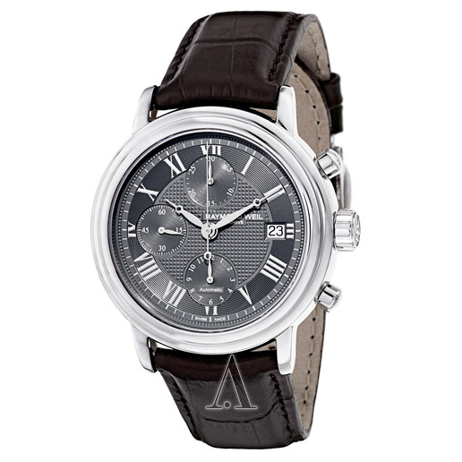 Raymond Weil 蕾蒙威 经典大师系列 三眼计时自动机械男表