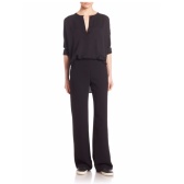 Vince 女士丝质无领衬衫 $110（约784元）