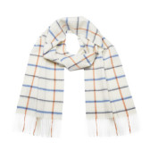 皇室御用||Barbour 经典女士流苏格子围巾 100%羔羊毛 ￡26.21（约225元）