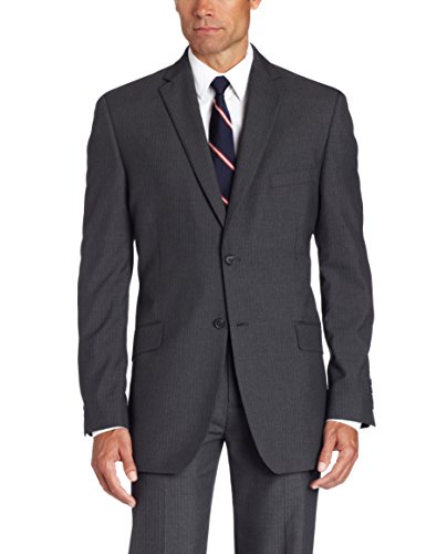 HAGGAR Textured 男士条纹西装外套
