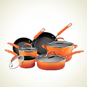 Amazon.com：Rachael Ray 搪瓷不粘锅具 10件套