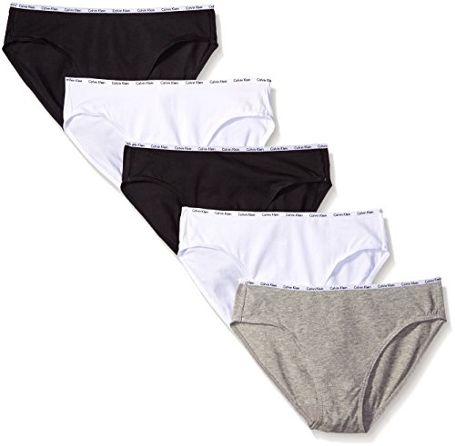 Calvin Klein 女士纯棉logo 三角内裤 5条装
