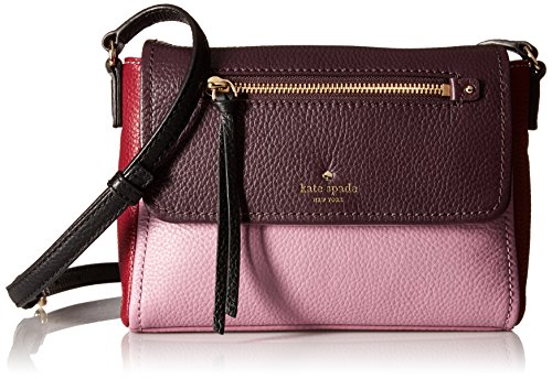 kate spade new york Cobble 迷你真皮拼色斜挎包