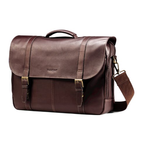 Samsonite 新秀丽 Colombian 男款真皮公文包